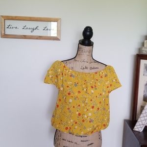 Sienna Sky Off Shoulder Floral Top